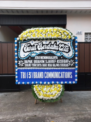 Papan Bunga Duka di Medan Sunggal